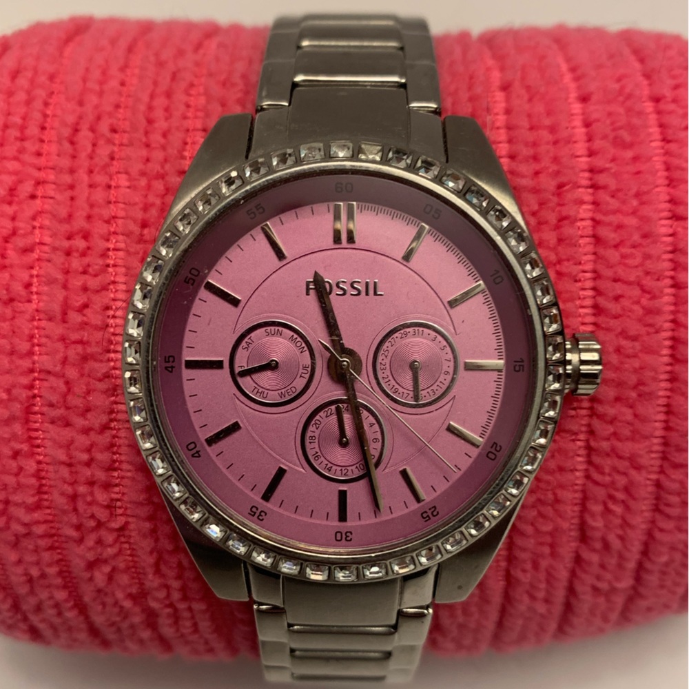 Fossil crystal watch